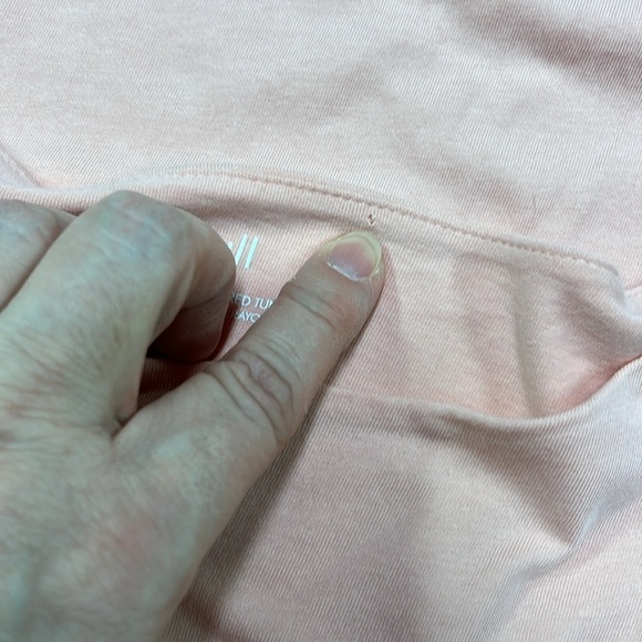 J. JILL Pure Jill Boatneck Layered 3/4 SLV Cotton Rich Peach Tunic SZ XL - Picture 14 of 15